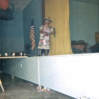 May 1968 - District 4C-4 Convention, Hoberg’s Resort, Lake County - Tail Twister Contest - Charlie Bottarini showing off his stuff during the skit.