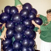 May 1987 - District 4-C4 Convention, El Rancho Tropicana, Santa Rosa - Costume Parade - L to R: Estelle Bottarini, Diane Johnson, and Pat Ferrera.