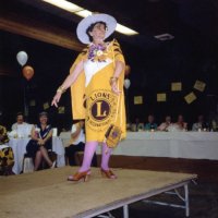 May 1987 - District 4-C4 Convention, El Rancho Tropicana, Santa Rosa - Ladies’ Luncheon Fashion Show - Estelle Bottarini.