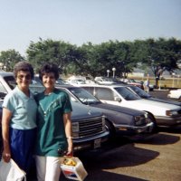 May 1987 - District 4-C4 Convention, El Rancho Tropicana, Santa Rosa - Estelle Bottarini and Margot Clews.