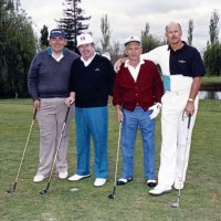 5/8/1991 - Santa Rosa area golf course - Golf Tournament - L to R: Handford Clews, Ron Faina, Charlie Bottarini, and Dick Johnson.