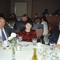 6/22/91 - Hayatt Regency San Francisco Airport, Burlingame - 41st Installation of Officers - Giulio & Donna, and Handford Clews.