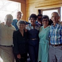 5/14/94 - Radisson Hotel, Sacramento - L to R, back row: Howard Pearson, and Handford Clews; front row: Dorothy Pearson, Giulio & Donna Francesconi, Margot Clews, and Estelle & Charlie Bottarini.