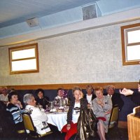 3/19/05 - Ladies Luncheon honoring our late Lions, Italian American Social Club - Jeanette Pavini, guest speaker, making her presentation as members and guests look on.