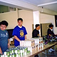 12/12/05 - Lowell Leo Club at Coventry Presbyterian Church, San Francisco - Leo members working with the Coventry Food Pantry.