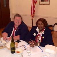 10/18/17 - District 4-C4 Governor Mario Benavente's Official Visitation, Italian American Social Club - Lions ZC Maryah Tucker and 1st VDG Lynda Taylor Bellinger.
