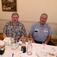 10/18/17 - District 4-C4 Governor Mario Benavente's Official Visitation, Italian American Social Club - Lions Bob Fenech and George Salet.