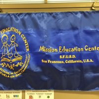 11/16/17 - Serving Thanksgiving Luncheon, Mission Educational Center - Mission Educational Center's banner.