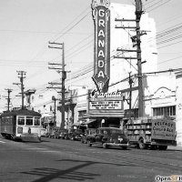 From Facebook - Late 1946, early 1947 - Mission St. at Ocean Ave. looking north. The two movies on the Granada marquee are Magnificent Doll opened in Nov 1946 and Two Smart People opened in June 1946.