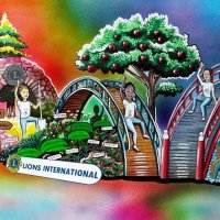 10-7-22 - Artist rendition of the 2023 Lions International Rose Parade float - the theme is “Turning the Corner.”