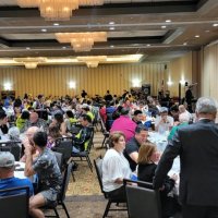 5-17-24 - District 4-C4 Convention, Red Lion Hotel, Redding - View of Friday’s dinner gathering.