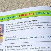 4-26-24 - by Steve Martin - SFCCLC 61st Annual Police, Firefighters, & Shreriffs Award Night, Dominic’s San Francisco - SF Deputy Sheriff Christoper Wackler’s bio in the program at the awards banquet.