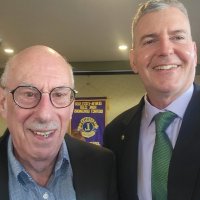 8-21-24 - 75th Installation of Officers, Basque Cultural Center, South San Francisco - Bill Graziano and Stephen Martin take time for a selfie.