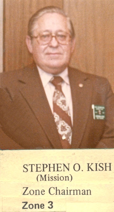 Stephen Kish, Zone Chairman
