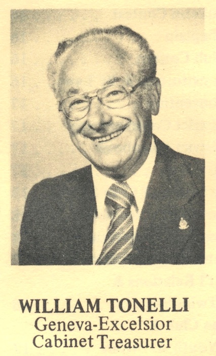 Bill Tonelli, Cabinet Treasurer
